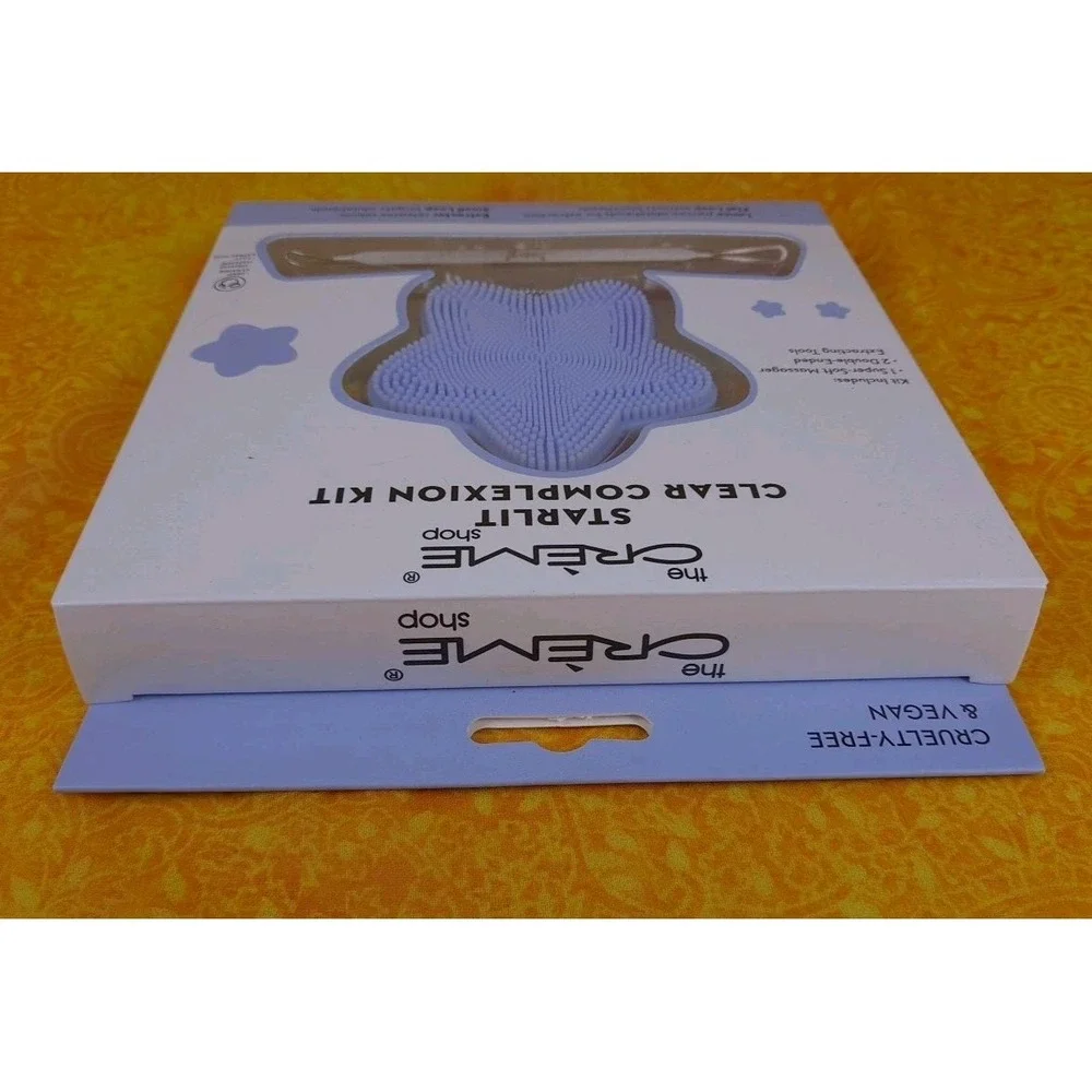 Crème Shop Starlit Clear‎ Complexion Kit Massager And 2 Double-Ended Extracting